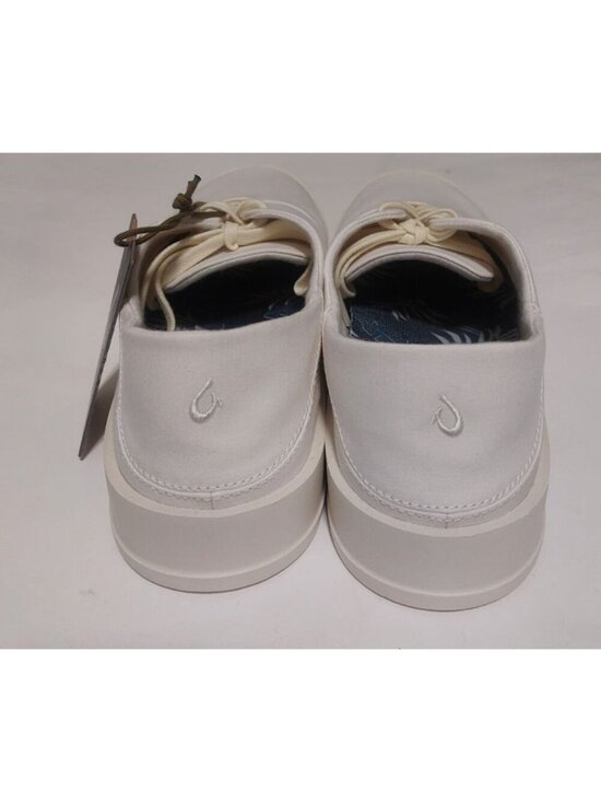 Olukai Tradewind Shoes Mens 10.5 Casual Lace Up Boat Beach Sneakers Off White main image 7